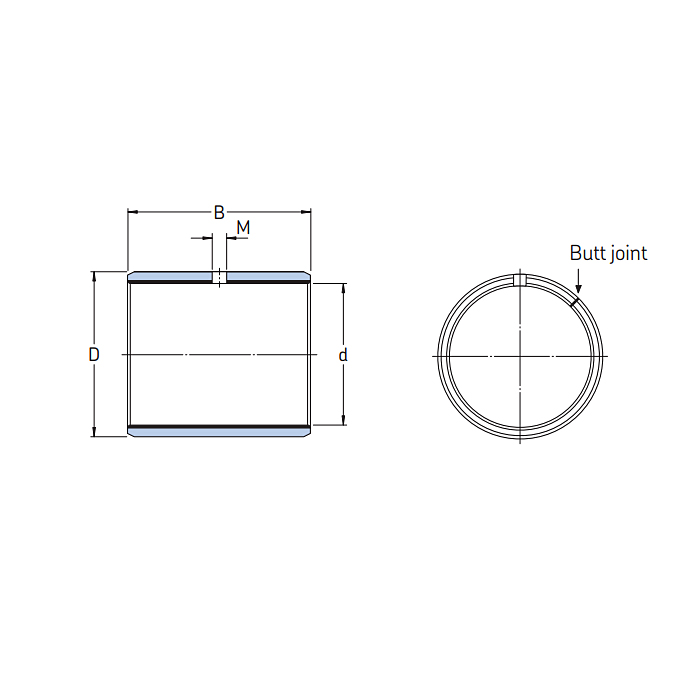 Втулка PCM303430 M SKF