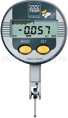 Цифровой рычажный индикатор IP65 0.01/0.001 мм, 0.8 мм 01830001 Tesa