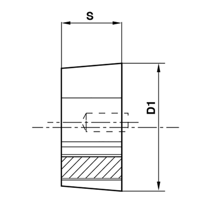 Втулка тапербуш 1610-15 мм ISKRA
