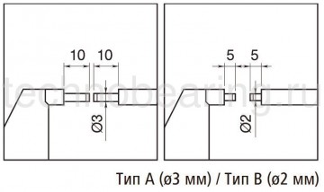 Микрометры со ступенчатыми измерительными поверхностями серия 331 схема 3