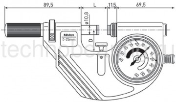 Микрометры для заготовок серия 523