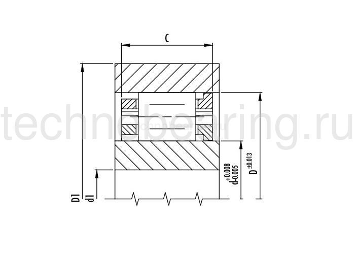 Обгонная муфта GP7221B (DC7221B) CTS