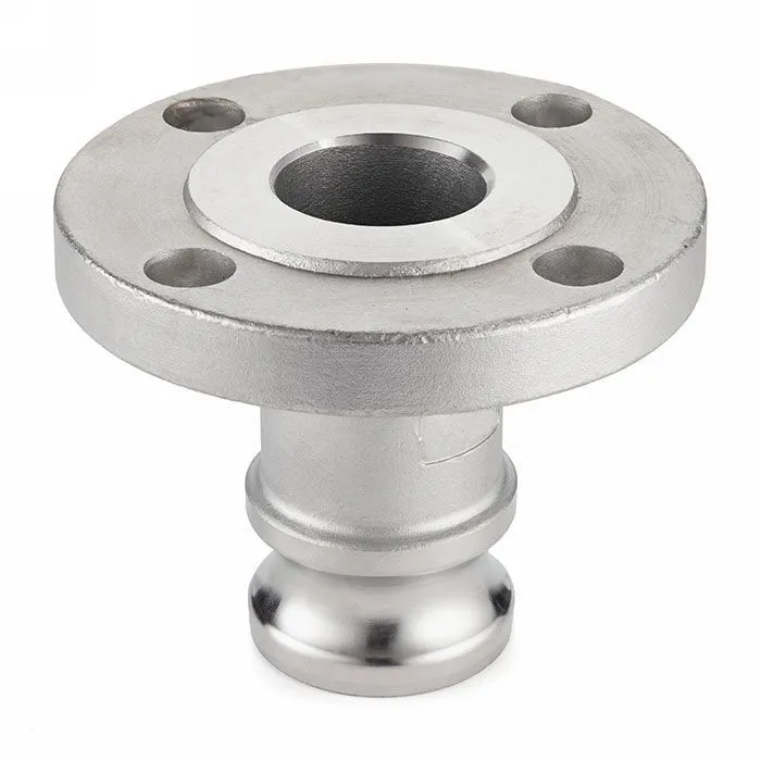 Камлок нержавеющий тип FA, ниппель с фланцем 1 1/2", AISI316, TL150FASS TITAN LOCK