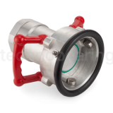 Соединение ZEVS ("сухой" разъем) розетка, 4in, BSP, материал алюм. TLDDC400-AL TITAN LOCK