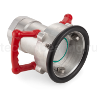 Соединение ZEVS ("сухой" разъем) розетка, 4in, BSP, материал алюм. TLDDC400-AL TITAN LOCK