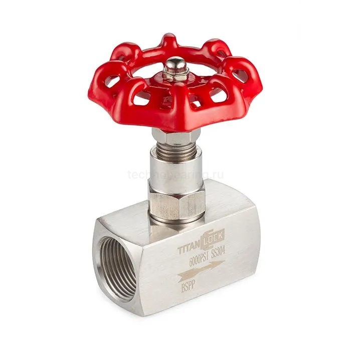 Кран игольчатый нержавеющий ВР-ВР, DN8 TL8NVS TITAN LOCK