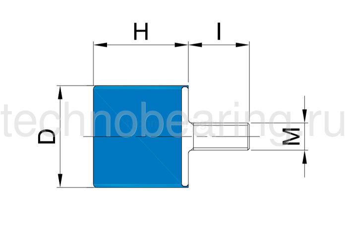 Виброизолятор PM100X40 M16X44 PM100401644 ISB