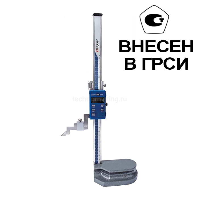 Штангенрейсмас цифровой с абсолютной шкалой 0-300мм/0-12", 3130-8119 Dasqua — детальное фото 0