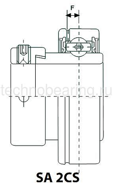 Подшипник SA8SENZAFORO+IR ISB