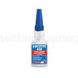 Клей цианоакрилатный для металлов, резины и пластмасс, капиллярный, 20 г, 420 Loctite
