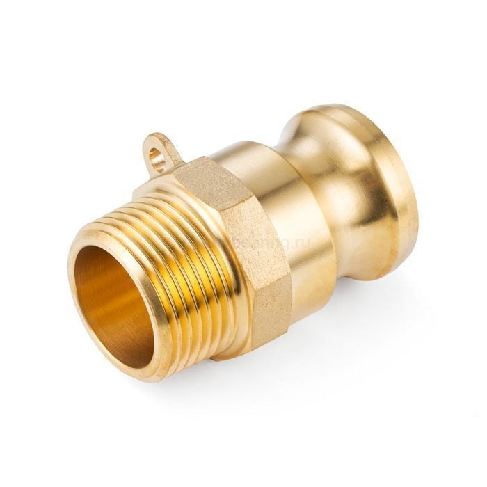 Камлок латунный тип F ниппель, наруж. резьба BSP 1 1/2", TL150FBR TITAN LOCK