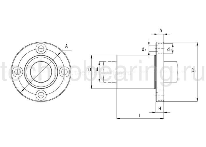 Подшипник KBF40PP NBS