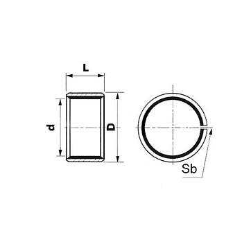 Втулка скольжения BNZ81415 (PBM81415) ISKRA