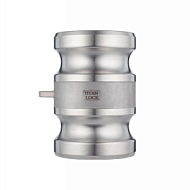 Камлок нержавеющий тип AA (переходник ниппель 2 1/2" х ниппель 2 1/2"), AISI316, TL250AASS TITAN LOCK