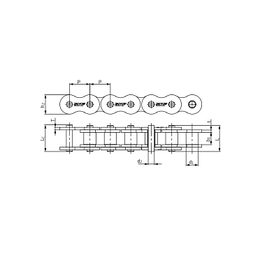 Цепь приводная PHC 10B-1X5MTR (5м) SKF