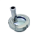 Диоптр гаечный под сварку, нержавеющий, с подсветкой DN32, TL032DWWDB TITAN LOCK