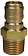 1/2in БРС серия E, ниппель, резьба NPT (латунь) E4M4-B DIXON