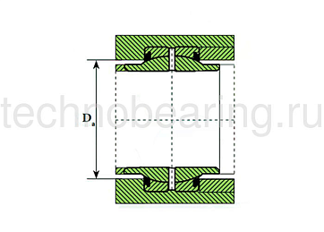 Подшипник GEEM30 ES-2RS ISB