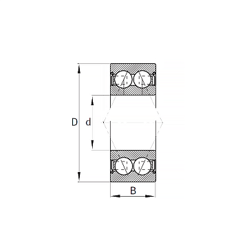 Подшипник 3200-ZZ-ATN9 (пром. уп.) ISB