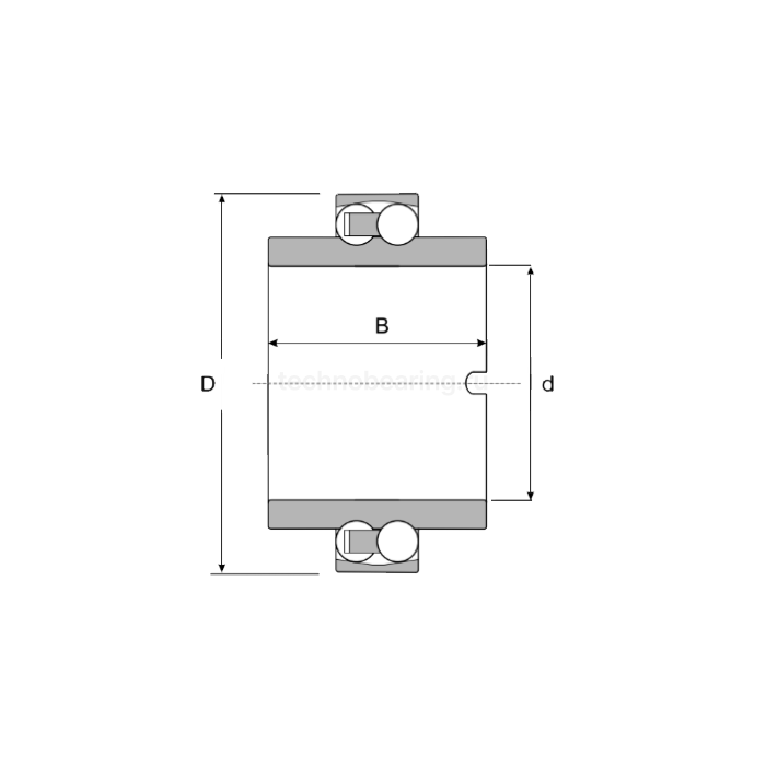 Подшипник 11205-ETN9 ISB — детальное фото 1