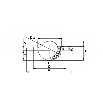 Шариковая опора CY25BCS/CS ISKRA