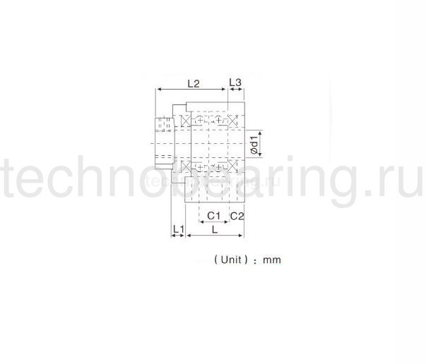 Опора ШВП BK12 TECHNIX