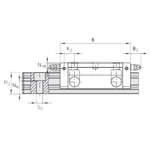 Каретка R1671-394-10 Bosch Rexroth
