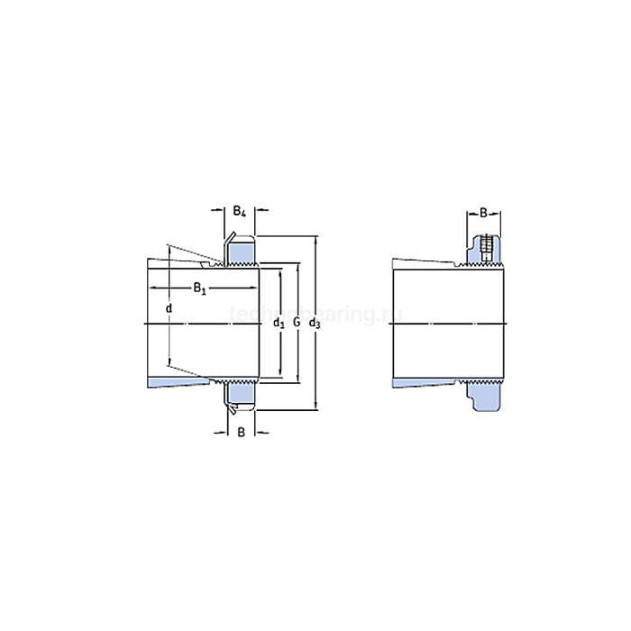 Втулка HA315 SKF