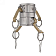 Камлок алюминиевый тип DD (переходник розетка 4" х розетка 4"), TL400DDAL TITAN LOCK