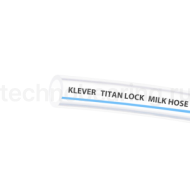 Молочный ПВХ шланг "KLEVER", внутр.д. 25 мм., TL025KL TITAN LOCK