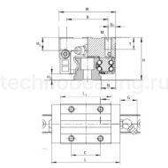 Каретка KWVE35-B-S-G3-V1 INA