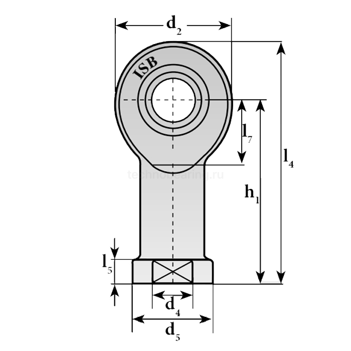 Шарнирный наконечник TSF8C ISB
