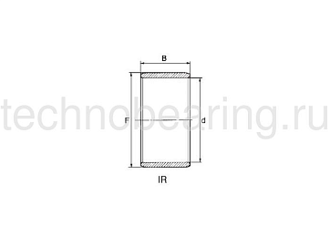 Кольцо IR55x60x25 NBS
