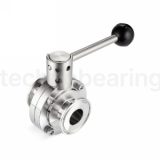 Затвор дисковый нержавеющий (AISI304) DN65, типа clamp-clamp TLSD065CLS TITAN LOCK