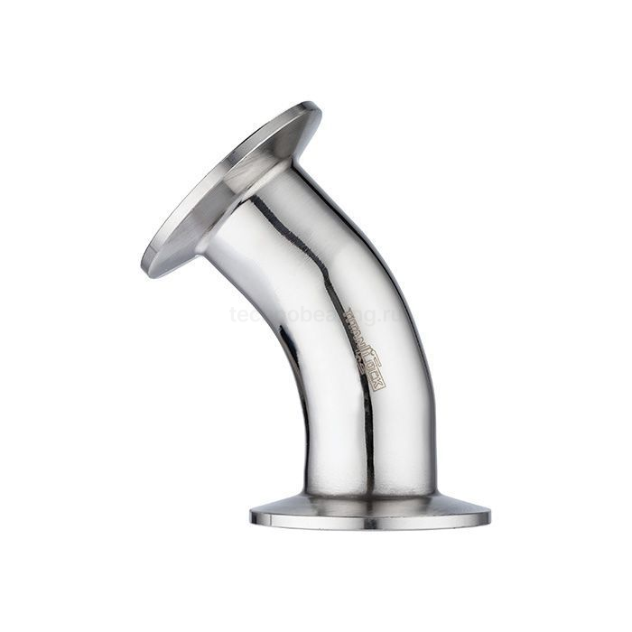 Отвод под Clamp 45 градусов, DN 40, нерж. сталь 316, TLCB40/45SS TITAN LOCK