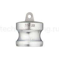 Камлок алюминиевый тип DР серия "EcoLine", заглушка для розетки 1 1/2", TL150DPAL-EL TITAN LOCK