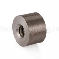 Гайка трапецеидальная (сталь) d=30 мм, шаг резьбы 6 мм (прав. резьба), KSM 30-6-D ISKRA