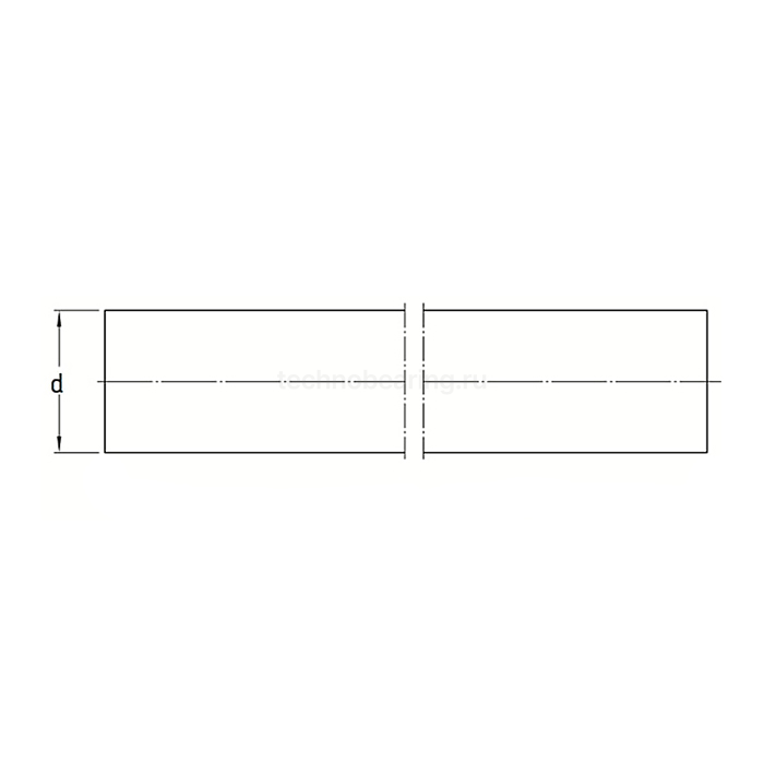 Вал прецизионный (нерж.) WRB12 TECHNIX — детальное фото 1