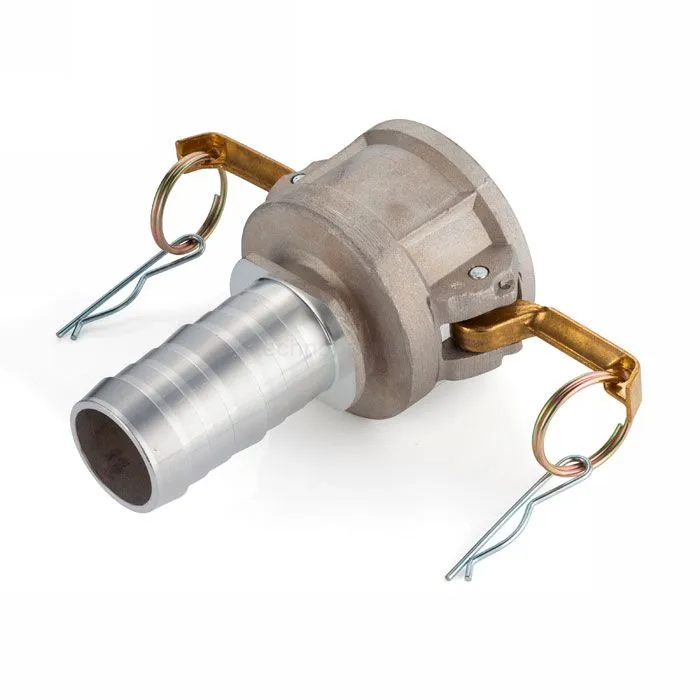 Камлок алюминиевый тип C, 2", розетка с хвостовиком под рукав 1", TL2010CAL TITAN LOCK