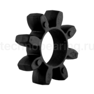 Упругий элемент типа паук черный EN38045 ISKRA