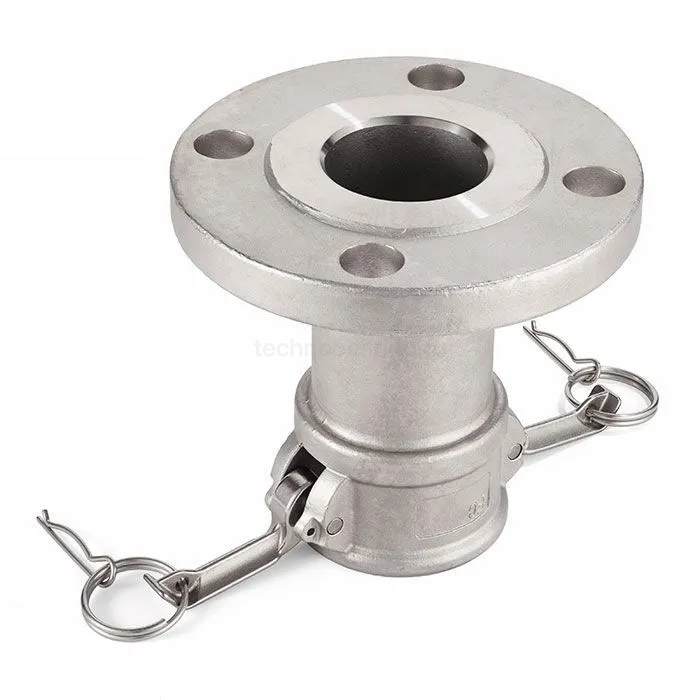 Камлок нержавеющий тип FC, розетка с фланцем 2 1/2", AISI316, TL250FCSS TITAN LOCK