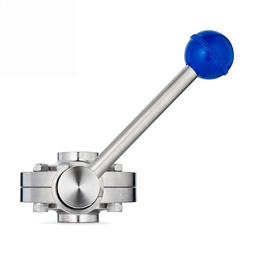 Затвор дисковый нержавеющий (AISI316) DN25, типа сварка-сварка TLSD025WDSS TITAN LOCK