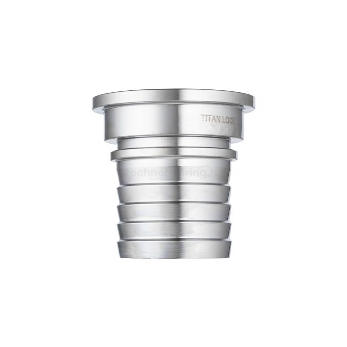 Конический штуцер под рукав SMS 2 1/2" нерж. 316 TL2.1/2CONSS-S TITAN LOCK — детальное фото 2