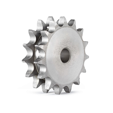 Звездочка двойная для однорядных цепей: 08B-1,Z=12,1/2"x5/16"DS09012(PHS08B-1DSA12) ISKRA