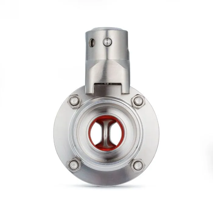 Затвор дисковый нержавеющий (AISI304) DN40, типа резьба-резьба, DIN TLSD040THS TITAN LOCK