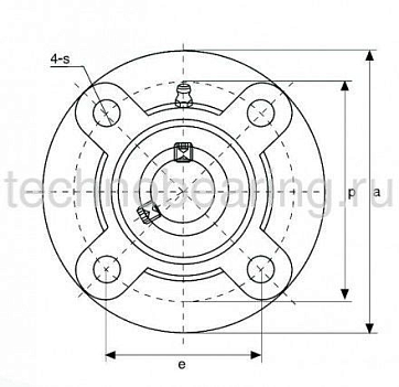 Подшипниковый узел UCFC206 TECHNIX