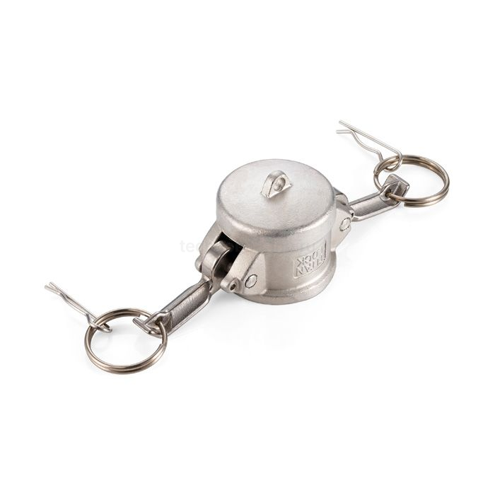 Камлок нержавеющий тип DC, заглушка для ниппеля 1 1/2", AISI304, TL150DCSS TITAN LOCK