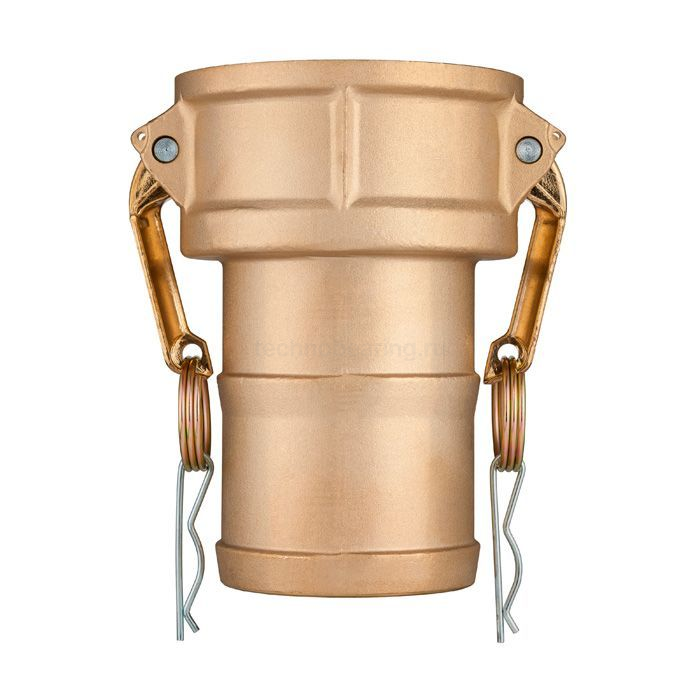 Камлок латунный тип С, розетка с хвостовиком 4", TL400CBR TITAN LOCK