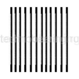 Пилки „Super-Cut“. Мелкий зуб (No. 3: 41 зубьев на 25 мм),  130 x 0,75 x 0,36 mm 12 шт. 28113 Proxxon