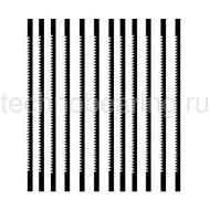 Пилки „Super-Cut“. Мелкий зуб (No. 3: 41 зубьев на 25 мм),  130 x 0,75 x 0,36 mm 12 шт. 28113 Proxxon